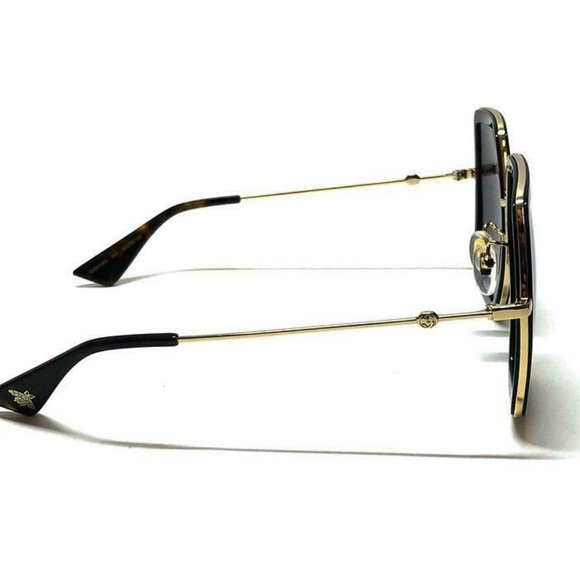 Brand New GUCCI Gold/Grey Sunglasses - Picture 3 of 4